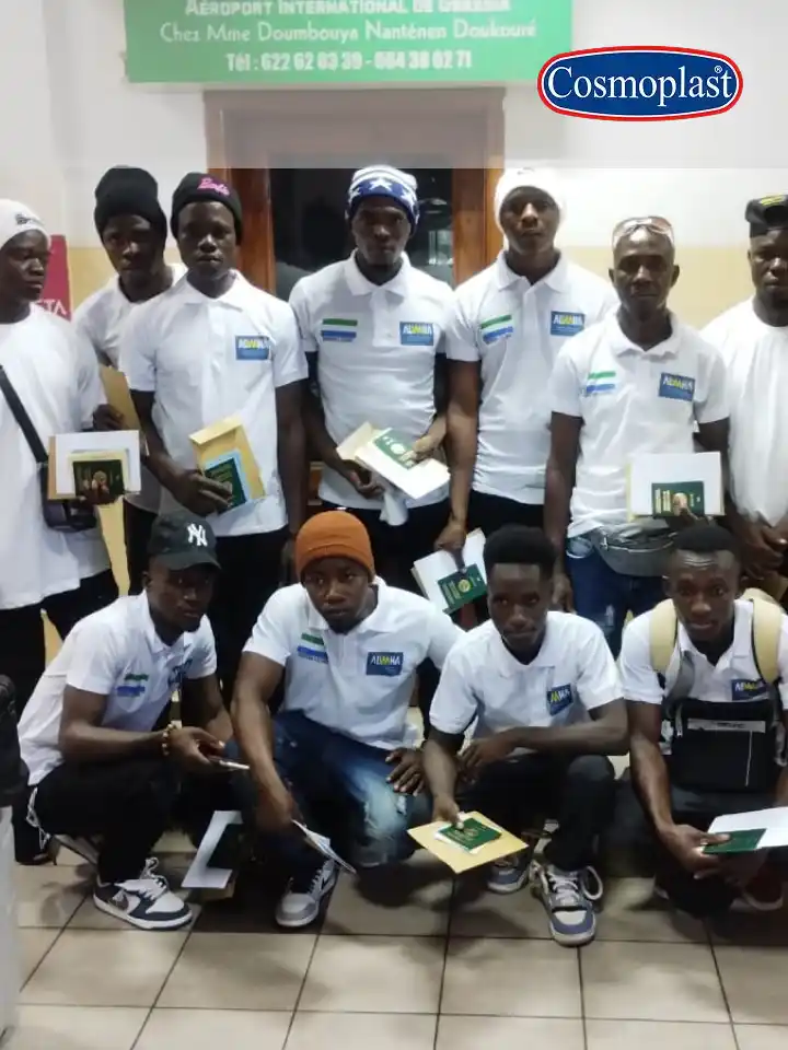 Workers being transported to the worksite