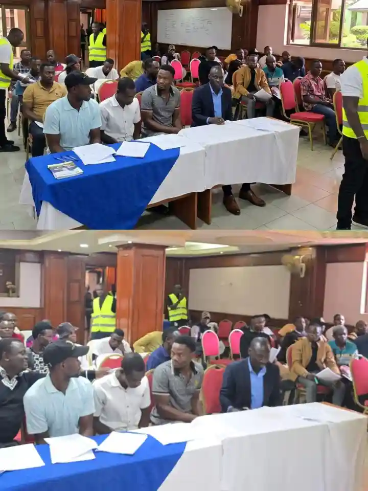 Two Alwaha HR workers with travel documents